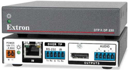 Extron 60-1076-13 R DP 4K 230 DTP Receiver for Display Port - Black