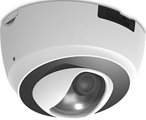 EnGenius EDS6115 1 Megapixel Wireless Day/Night Mini Dome IP Surveillance Camera - 720p - Wi-Fi - Silver, White