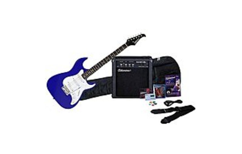 Silvertone SS11 SAK-SS11PAK-CB Electric Guitar With Amplifier Package - Cobalt Blue