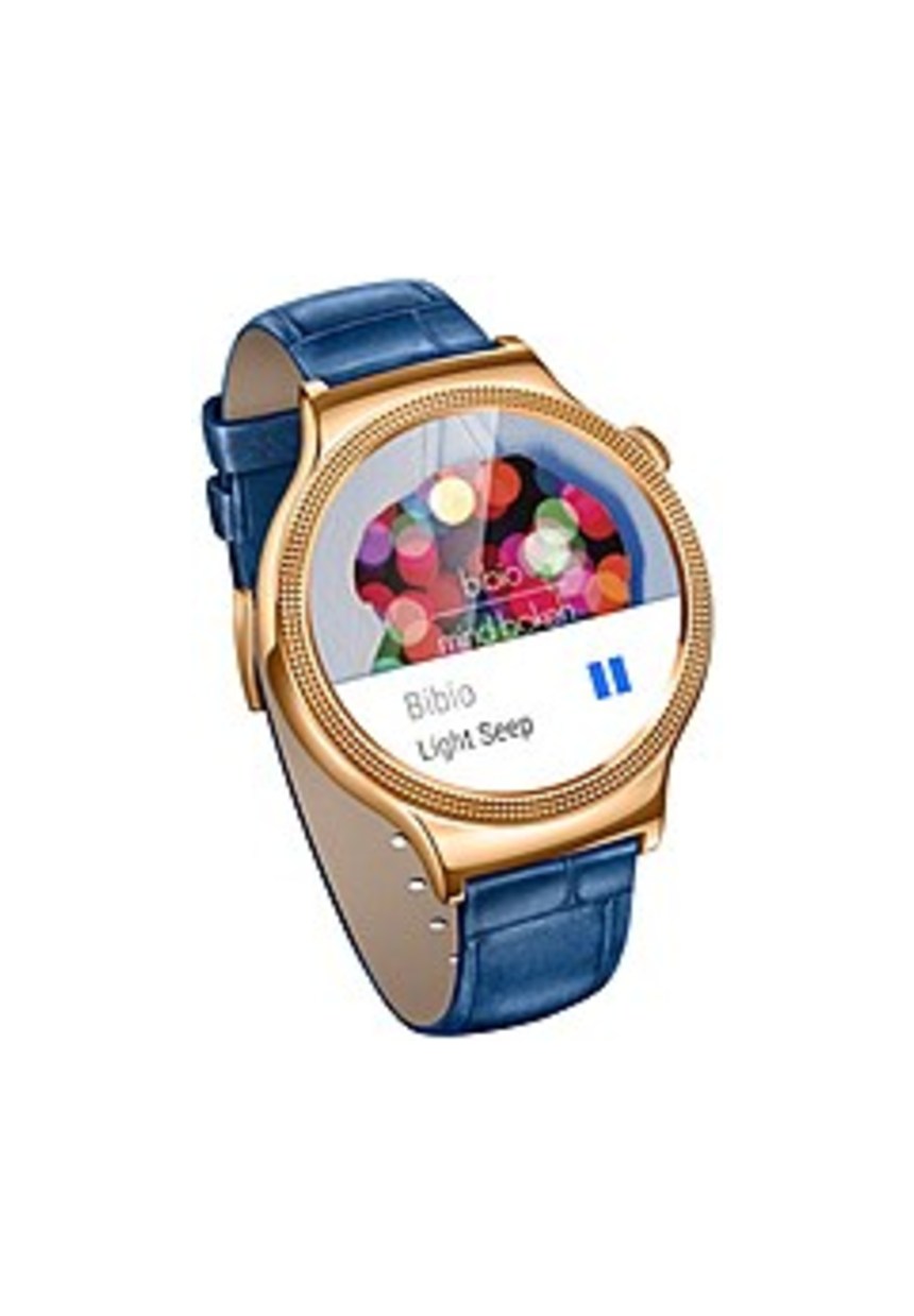 Huawei 55021305 Smart Watch With Heart Rate Monitor - Rose Gold/Blue