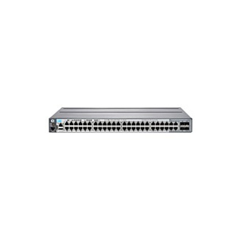 HPE 2920-48G Switch - 44 Network, 4, 4 Expansion Slot, 3 Expansion Slot - Manageable - Twisted Pair - 4 Layer Supported - 1U High - Rack-mountable