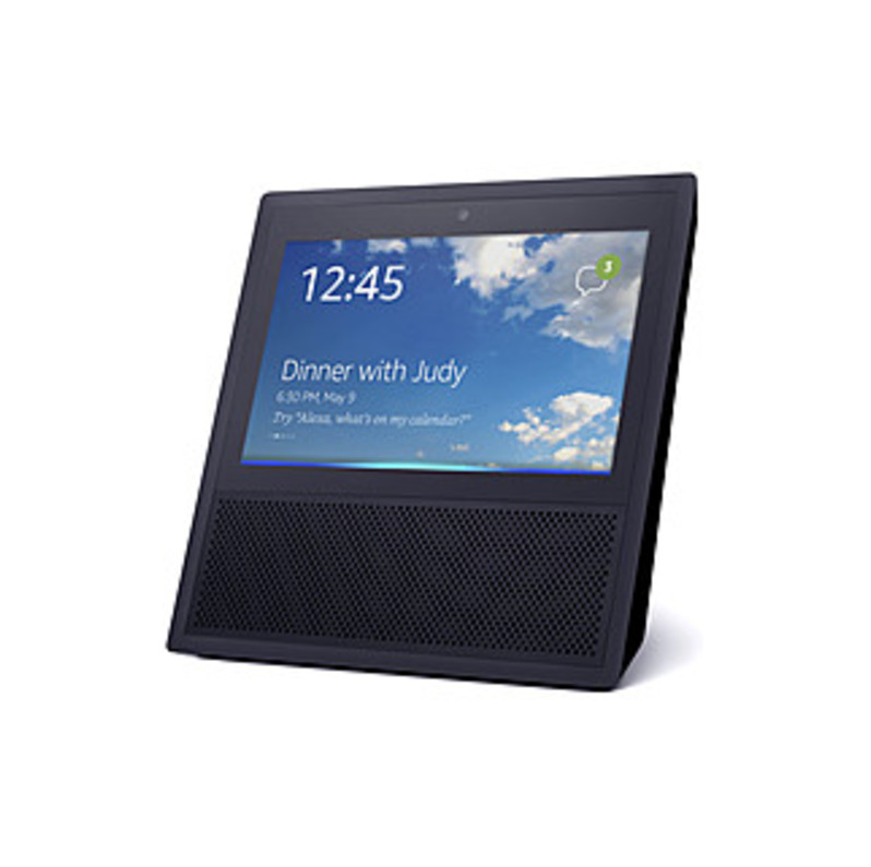 Amazon B01J24C0TI Echo Show Smart Speaker - 7-Inch Touchscreen Display - 5 Megapixels Camera - Wi-Fi, Bluetooth - Black