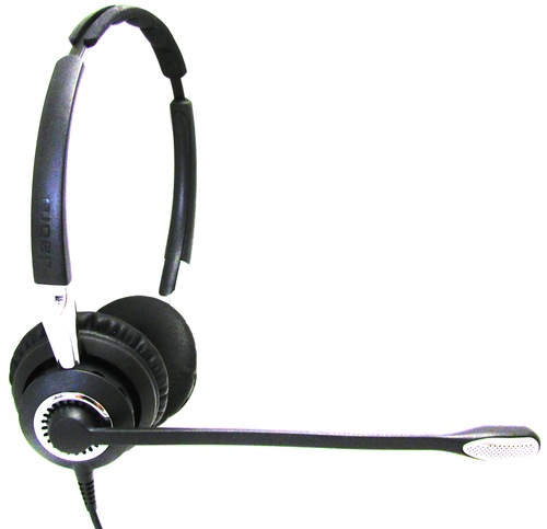 Jabra Biz 2489-825-209 2400 II QD Duo NC Wideband Balanced On-Ear Headset - Wired - Black