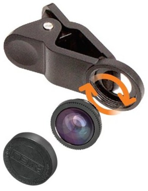 ReTrak Emerge 816983018204 Selfie Multi 3-Lens Clip-On Kit - Black