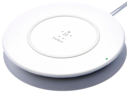 Belkin F7U027DQWHT BOOSTUP Qi Wireless Charging Pad for iPhone X, iPhone 8 Plus, iPhone 8 - White
