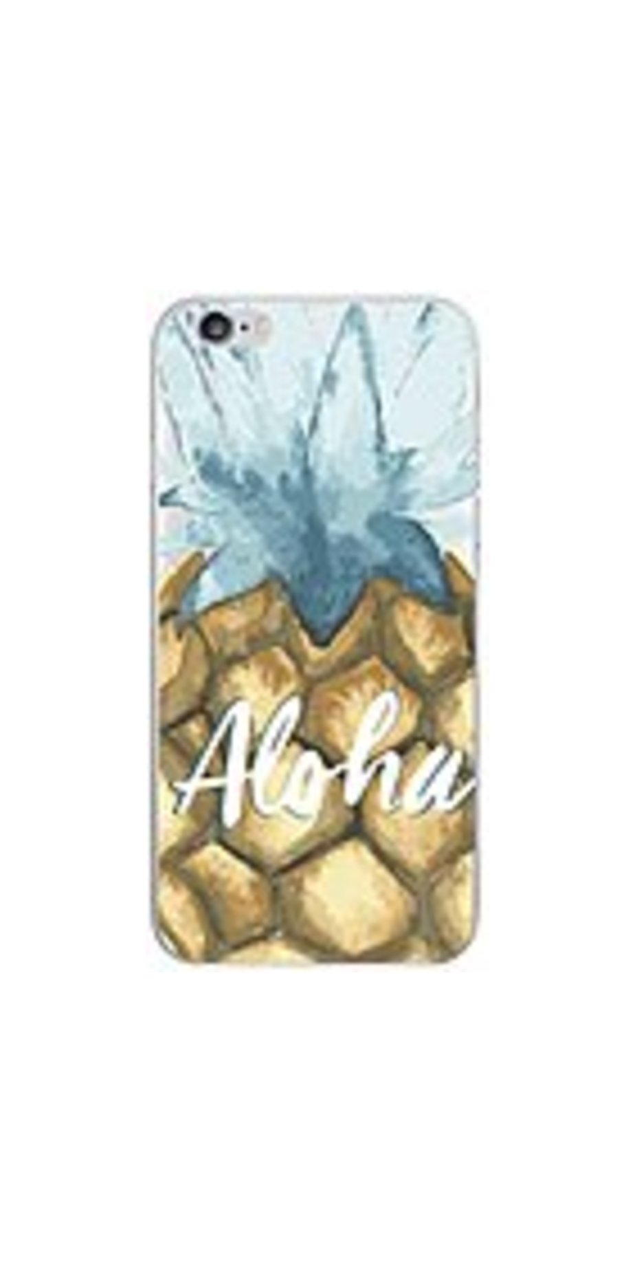 OTM iPhone 7/6/6s Plus Hybrid Clear Phone Case, Aloha - For iPhone 7 Plus, iPhone 6 Plus, iPhone 6S Plus - Aloha - Clear - Wear Resistant, Tear Resist
