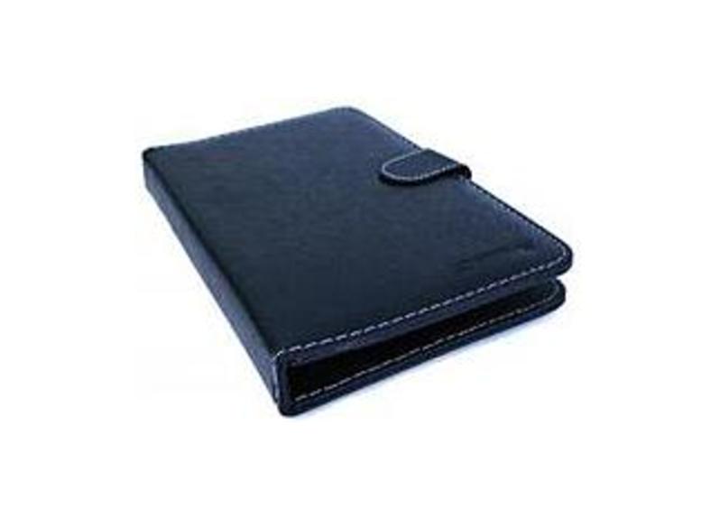 Linsay BLACKK-7 7-Inch Portfolio Leather Blended Keyboard Case - Black