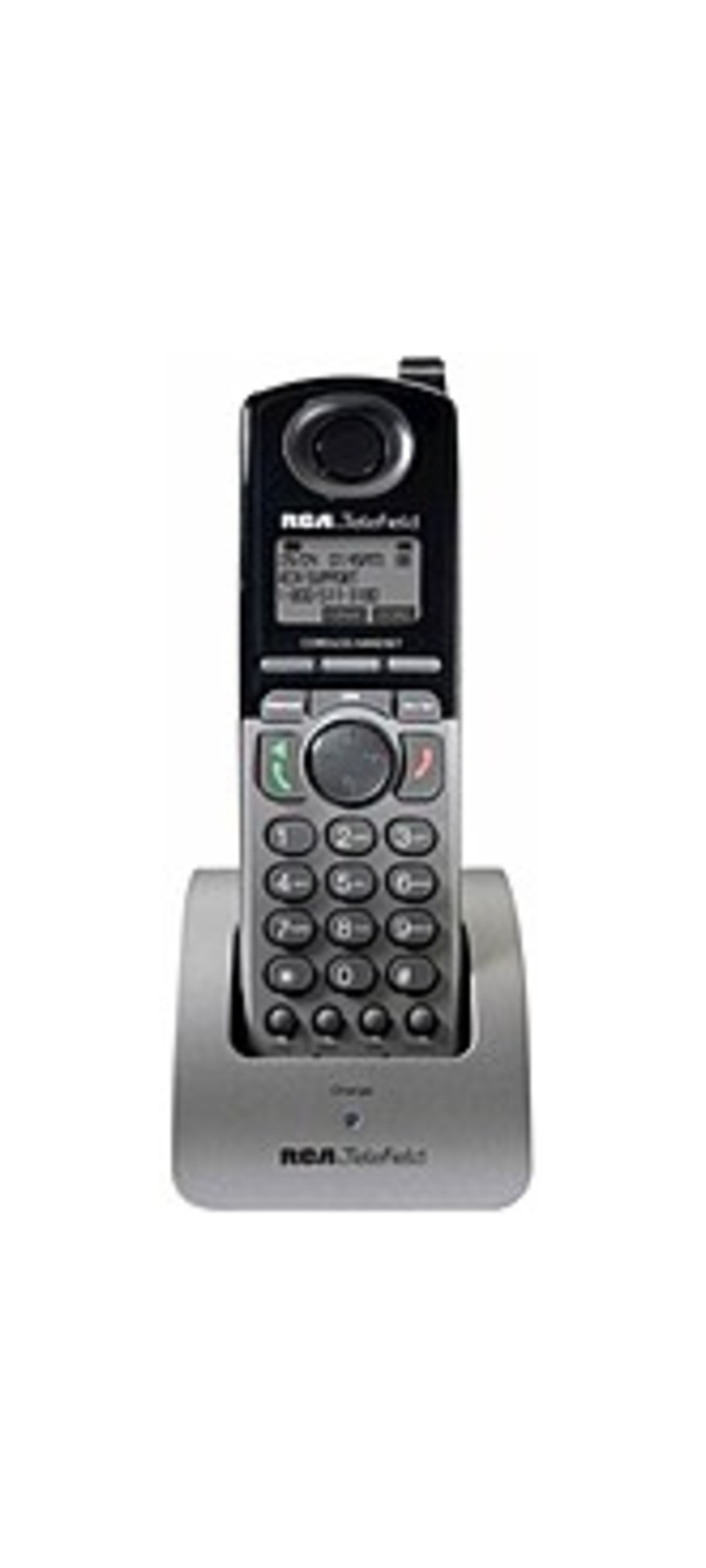 RCA RCA-U1200 Unison DECT 6.0 4-Line Cordless Expansion Handset - Gray, Black