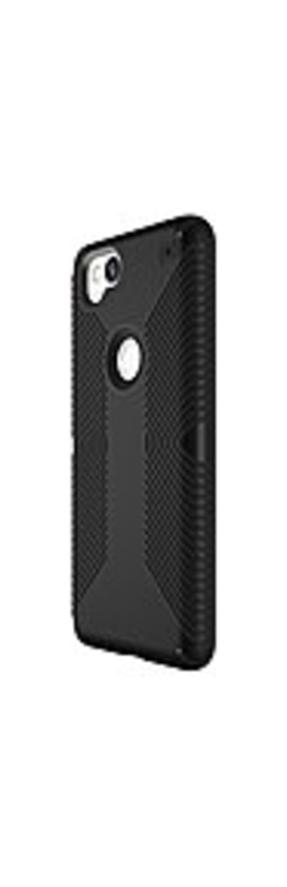 Speck Presidio Grip Smartphone Case - For Smartphone - Matte Textured - Black/Black - Matte - Scratch Resistant, Shock Absorbing, Shock Resistant, Dro