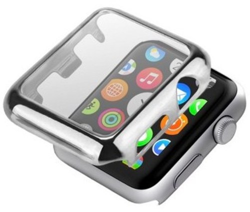 End-Scene 5031300092247 Bumper for Apple 1.5-inch Watch - Silver