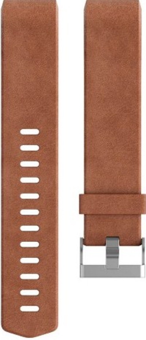 Fitbit FB160LBBRLS Luxe Leather Band for Charge 2 Activity Tracker - Large - Cognac