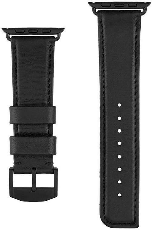 Case-Mate CM034431 Signature Leather Strap for 1.7-inch Apple Watch - Black