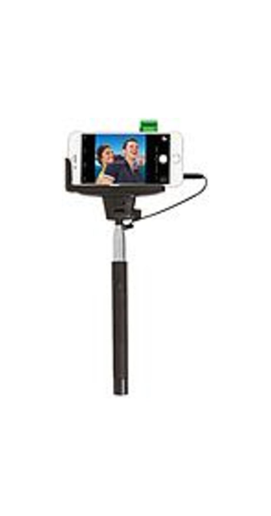 ReTrak Selfie Stick Wired - 10" to 38.40" Height