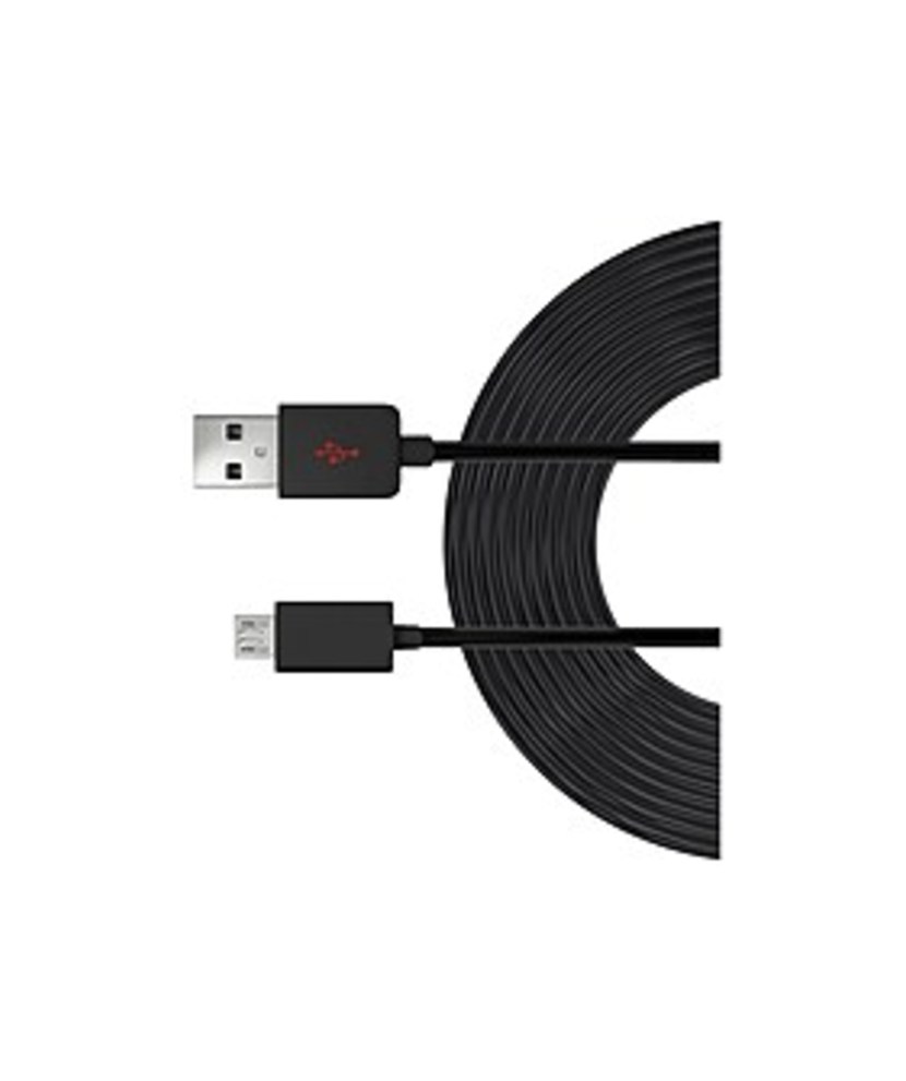 Just Wireless 705954051220 10 Feet USB to Micro USB Cable - Black