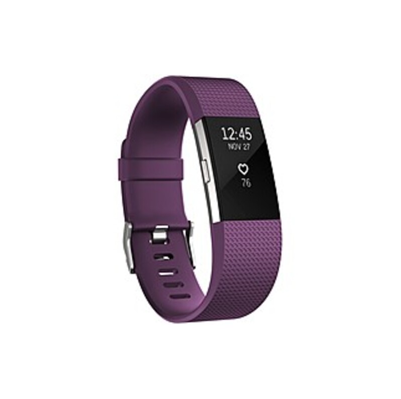 Fitbit Charge 2 Smart Band - Wrist - Accelerometer, Altimeter, Optical Heart Rate Sensor - Calendar, Silent Alarm, Alarm, Text Messaging - Heart Rate,