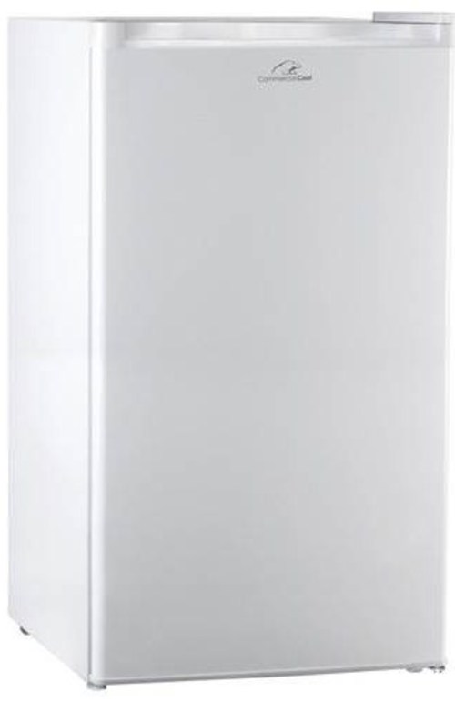 Commercial Cool CCRD32W 3.2 Cubic Feet Compact Double Door Mini Refrigerator with True Freezer - White