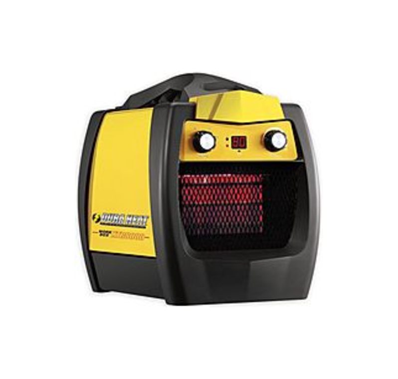 Dura Heat XTR8000 5200 BTU Work Space Heavy Duty Electric Utility Heater - Yellow