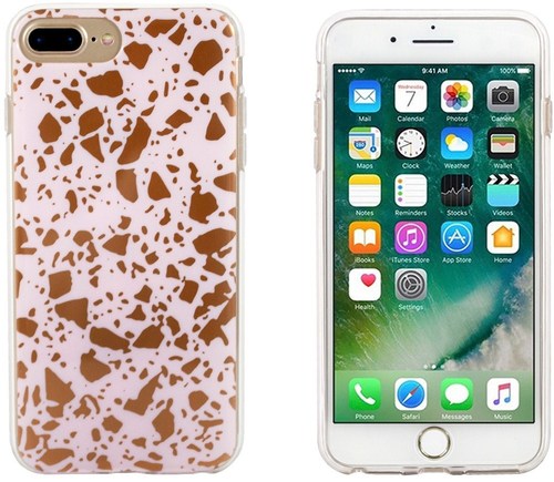 End Scene 5031300094784 Case for iPhone 8 Plus/7 Plus/6s Plus/6 Plus - Pink Terrazo