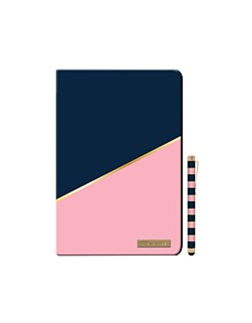 Dabney Lee IP0019CB-NVP Folio Case with Stylus for Up to 10-inch Tablets - Pink, Navy