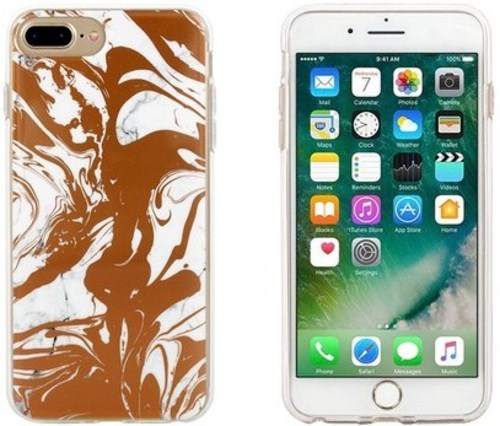 End Scene 5031300094661 Case for iPhone 8 Plus/7 Plus/6s Plus/6 Plus - Copper Marble Swirl