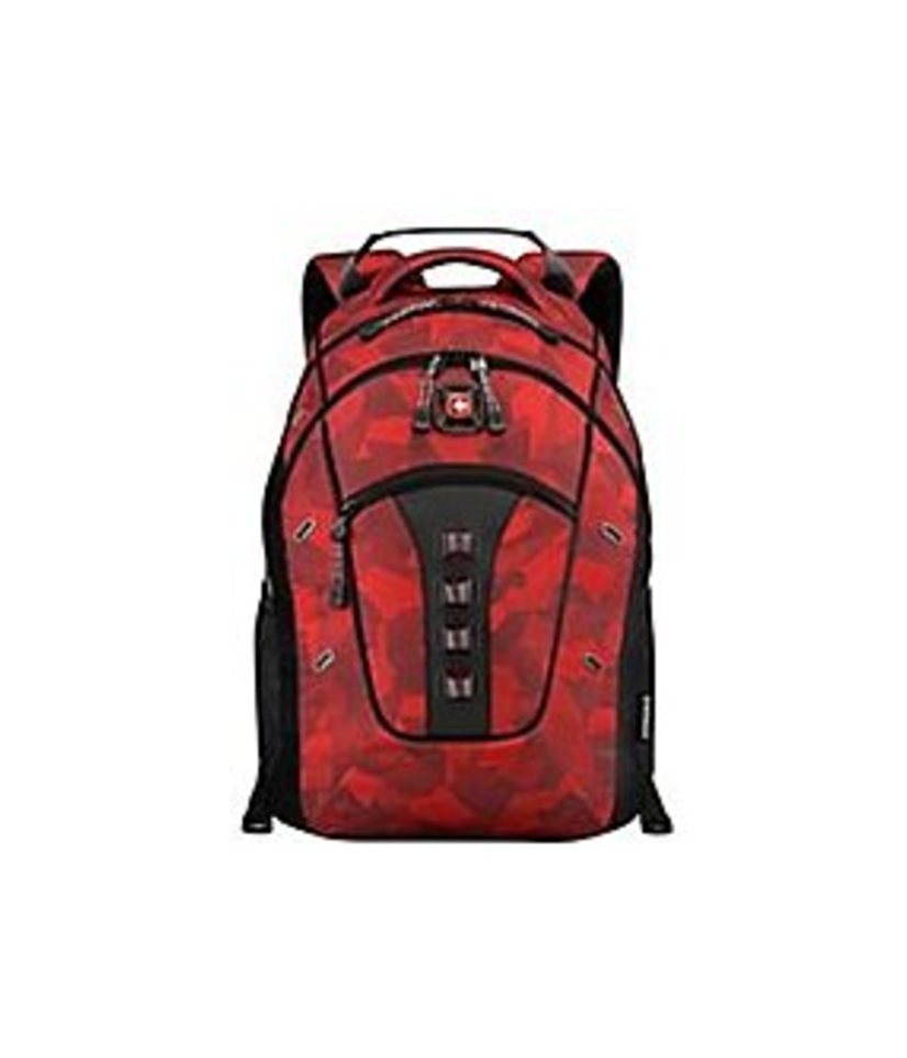 Wenger 7613329044209 601868 Granite Backpack With 16-inch Laptop Pocket - Red Camo