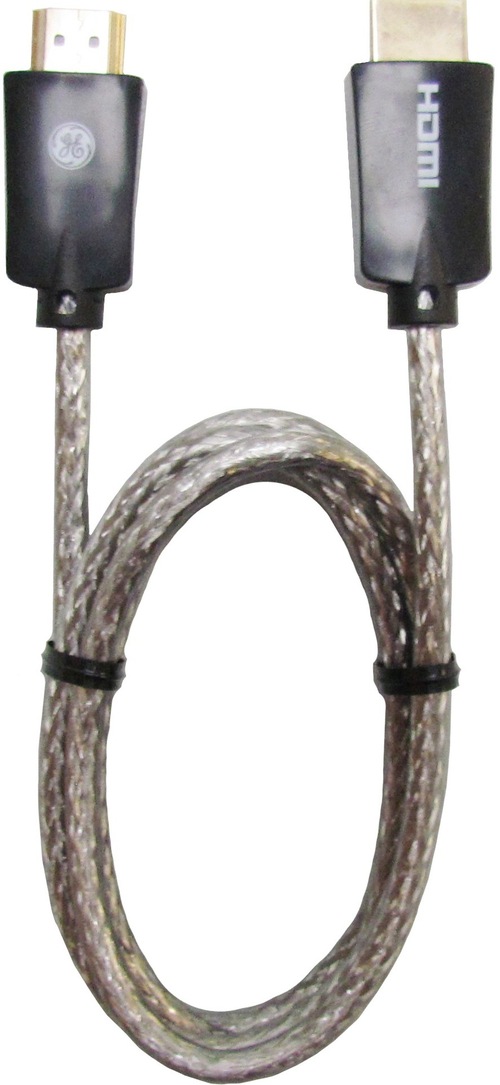 GE Pro Series 33521 4 Feet HDMI Cable with Ethernet - Black