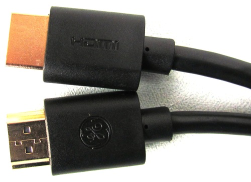 GE 33583 6 Feet High Speed HDMI Cable - Black