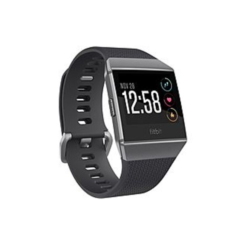 Fitbit Ionic Watch - Wrist - Optical Heart Rate Sensor, Accelerometer, Gyro Sensor, Altimeter, Ambient Light Sensor - Sleep Monitor, Music Player, Tex
