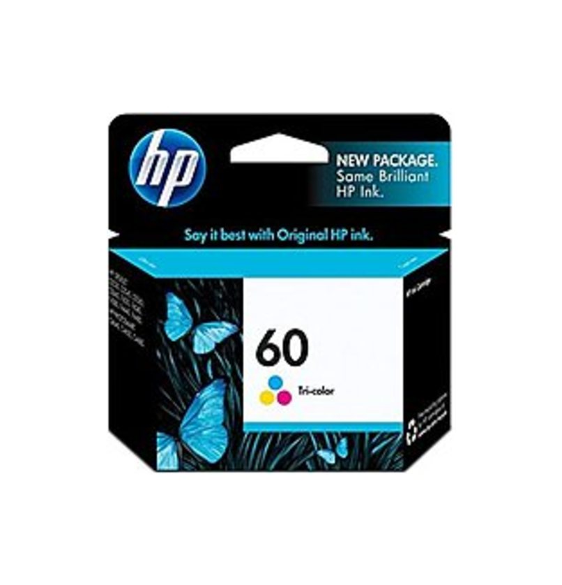 HP 60 D8J70A Tri-Color Original Ink Cartridge for Deskjet Printer