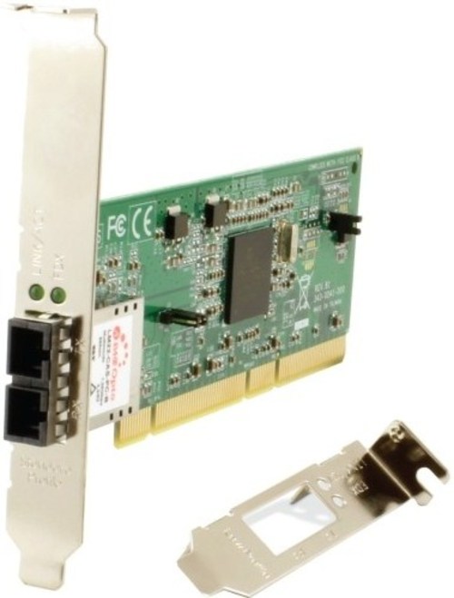Transition Networks N-GSX-LC-03 1000Base-SX PCI-64 Gigabit Ethernet Wired Network Adapter Card