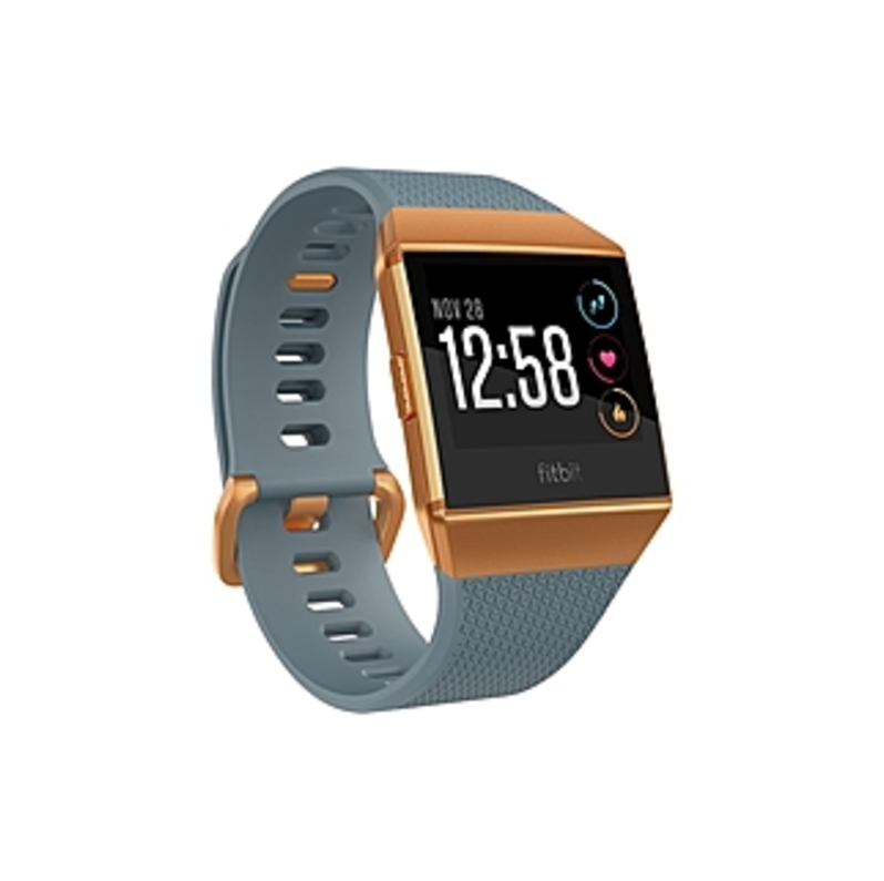 Fitbit Ionic Watch - Wrist - Optical Heart Rate Sensor, Accelerometer, Gyro Sensor, Altimeter, Ambient Light Sensor - Sleep Monitor, Music Player, Tex