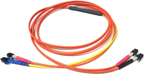 C2G 7115765 Fiber Optic Conditioning Cable - 7 FT - LC to LC- 62.5 Mode Conditioning - RoHS Riser 3.0