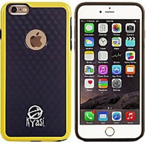 Kyasi KYDIMIP6C03 Dimensions Case for iPhone 6 - Black, Yellow
