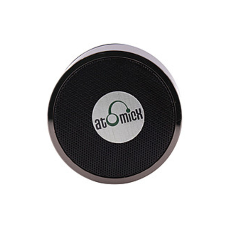 AtomicX SP-S10B Speaker System - Wireless Speaker(s) - Portable - Battery Rechargeable - Black - 30 ft - Bluetooth
