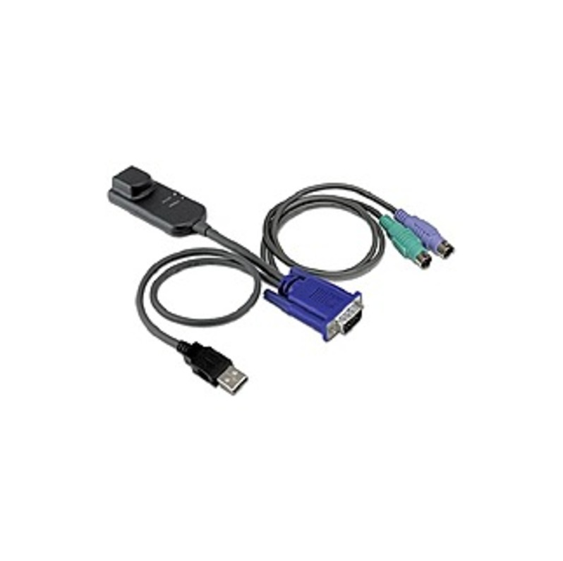 Dell Server Interface Pod - 1 Computer(s) - 50 ft Range - XGA - 1024 x 768 Maximum Video Resolution - 1 x Network (RJ-45) x USB x VGA