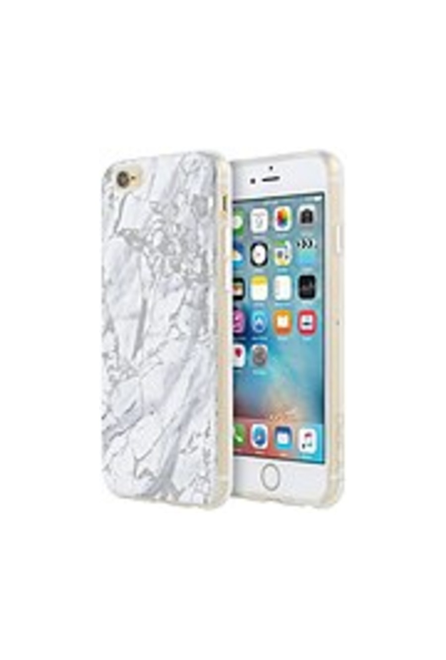 Incipio Marble Design Series for iPhone 6/6S - For iPhone 6, iPhone 6S - Marble - White - Translucent, Metallic - Wear Resistant, Scratch Resistant, T