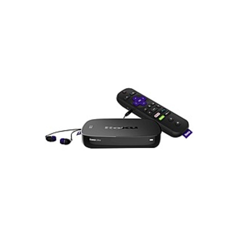Roku Ultra 4660R Network Audio/Video Player - Wireless LAN - Black - microSD Supported - DTS Digital Surround, DTS, Dolby Digital - Netflix, Hulu, Ama