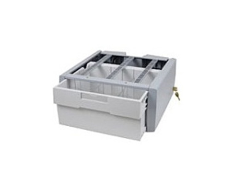 Ergotron SV Supplemental Storage Drawer, Single Tall - 2.20 lb Weight Capacity - 18" Length x 17" Width x 9.5" Height - Gray, White