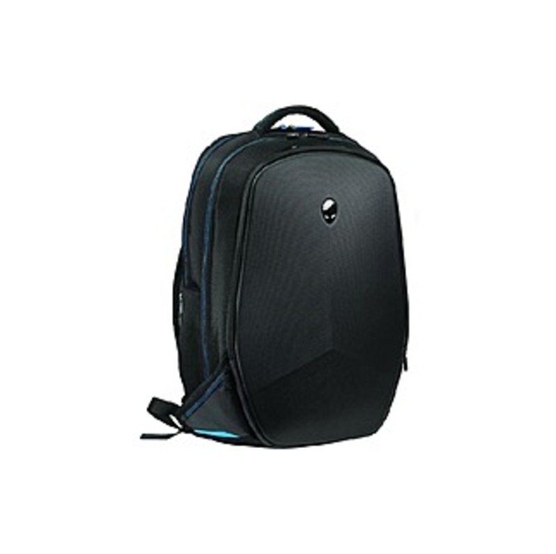 Mobile Edge Alienware Vindicator Carrying Case (Backpack) for 17.3" Notebook - Black, Teal - Slip Resistant Shoulder Strap, Weather Resistant Base, Sl