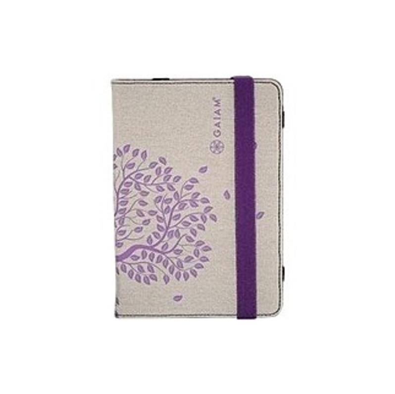 Gaiam 30797 Carrying Case (Folio) iPad mini, Tablet - Slip Resistant Interior, Scratch Resistant Interior - Canvas, MicroFiber Interior - Tree of Life