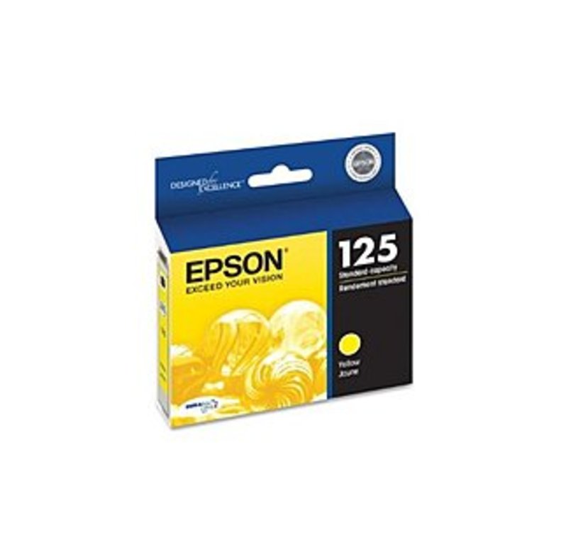 Epson T125420 125 Ink Cartridge for Stylus NX125 All-In-One Printers - Yellow