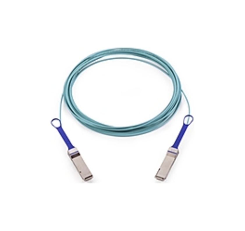 Mellanox Active Fiber Cable, ETH 100GbE, 100Gb/s, QSFP, 10m - 32.81 ft Fiber Optic Network Cable for Network Device, Switch - First End: 1 x QSFP Netw