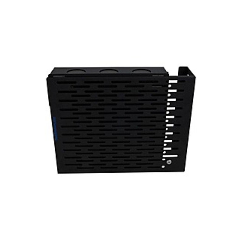 Rack Solutions Wall Mount for Computer - 50 lb Load Capacity - Black Powder Coat