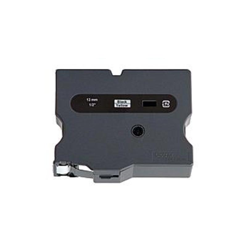 Brother TX Series Laminated Tape Cartridge - 1 1/2" Width x 50 ft Length - Direct Thermal - Yellow - 1 Each