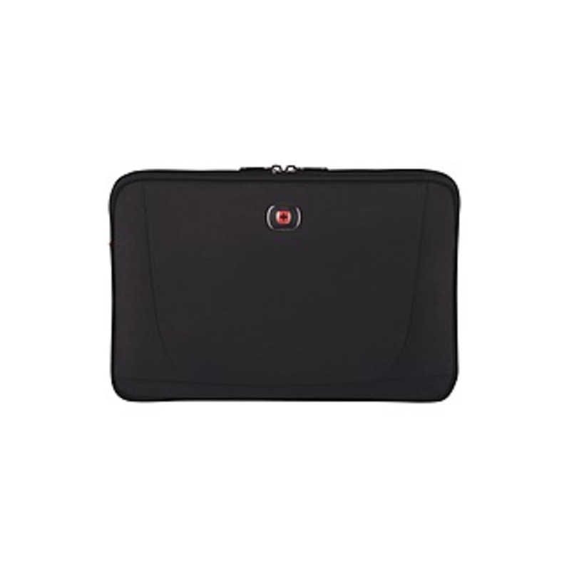 SwissGear Beta Carrying Case (Sleeve) for 14" Notebook - Black - Anti-scratch Interior, Abrasion Resistant - Ballistic Fabric Exterior, Polyester - 9.