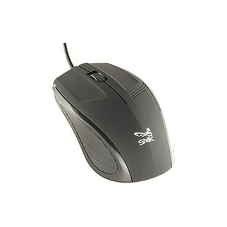 SMK-Link TAA-Compliant Corded USB Computer Mouse - Optical - Cable - USB 2.0 - 800 dpi - Computer - Scroll Wheel - 3 Button(s) - TAA Compliant