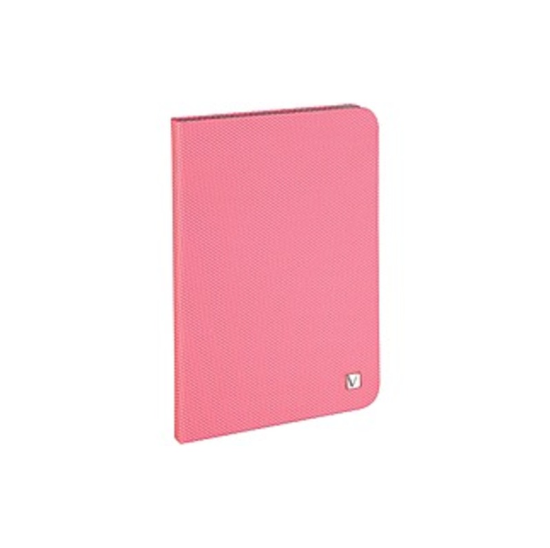 Verbatim Folio Hex Case for iPad mini (1,2,3) - Bubblegum Pink - Microsuede Interior - Textured - 8.3" Height x 5.7" Width x 0.5" Depth