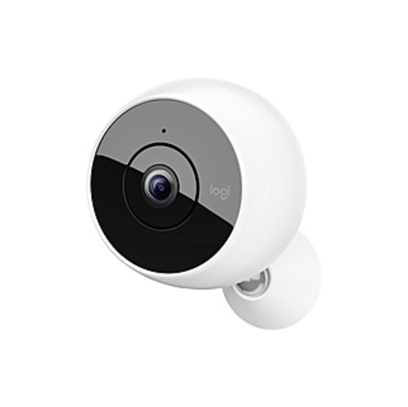 Logitech Circle 2 2 Megapixel Network Camera - Color - 15 ft Night Vision - 1920 x 1080 - CMOS - Wireless - Wall Mount, Swivel Mount - Alexa Supported