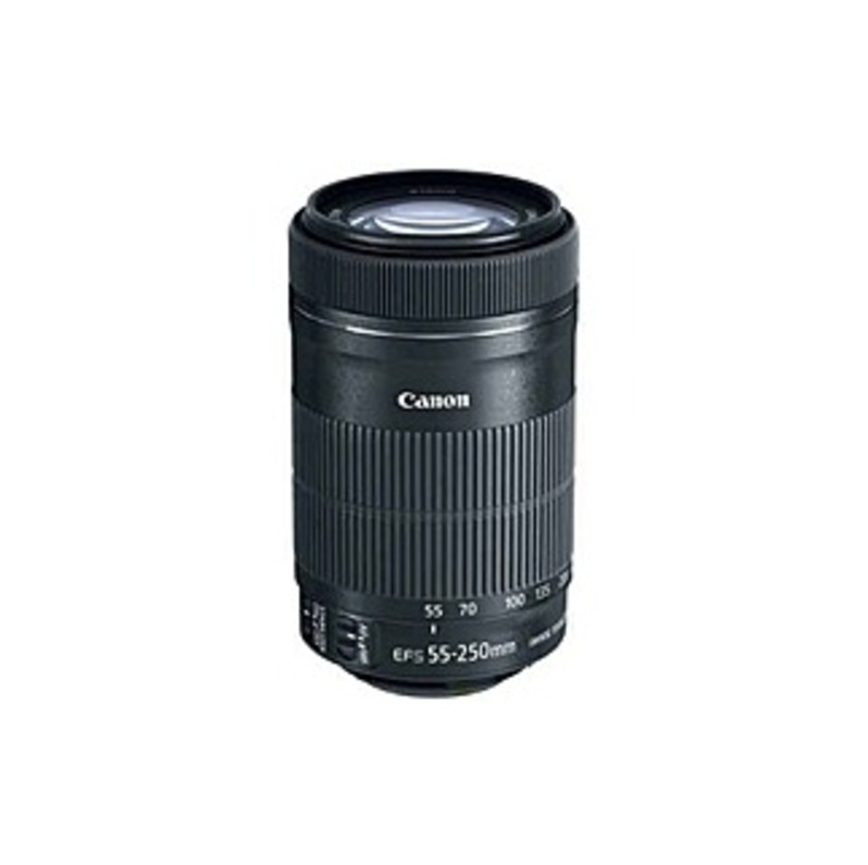 Canon - 55 mm to 250 mm - f/4 - 5.6 - Telephoto Zoom Lens for Canon EF/EF-S - 58 mm Attachment - 0.29x Magnification - 4.5x Optical Zoom - Optical IS