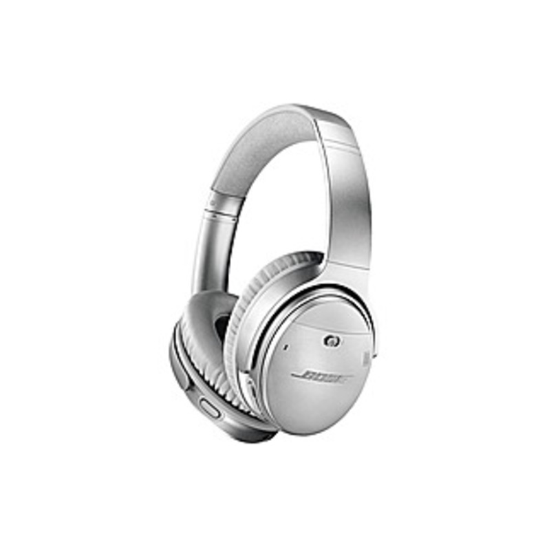 Bose QuietComfort 35 Wireless Headphones II - Stereo - Silver - Wired/Wireless - Bluetooth - 29.5 ft - Over-the-head - Binaural - Circumaural - 3.93 f
